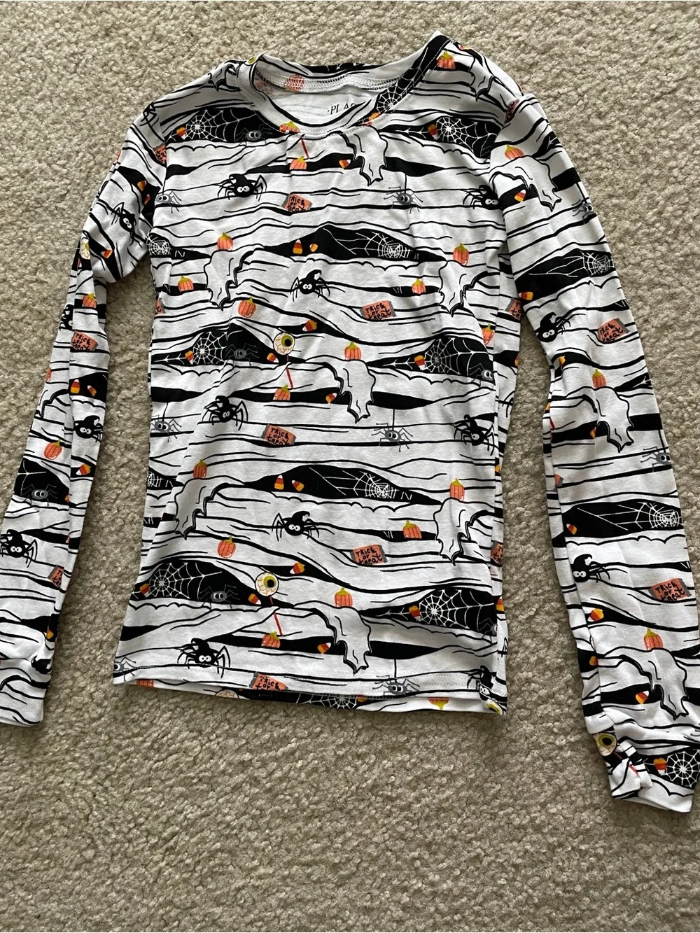 The Children’s Place Halloween Pajamas Glow-in-the-dark Size 14 EUC